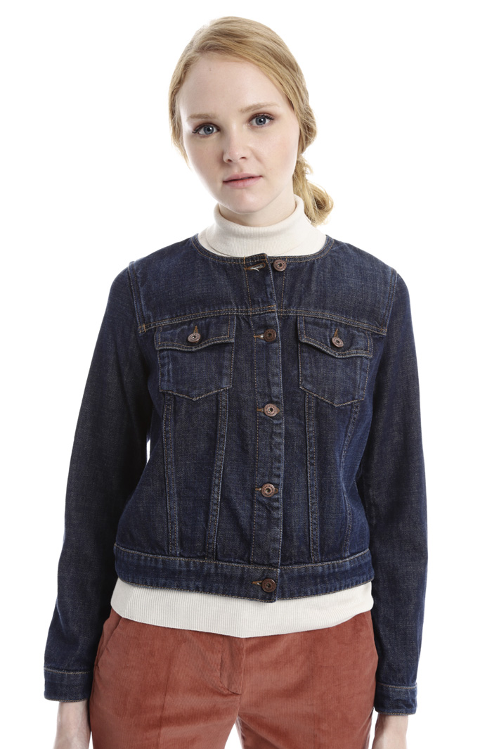 Giacca boxy in denim Intrend Giacca boxy in denim Intrend