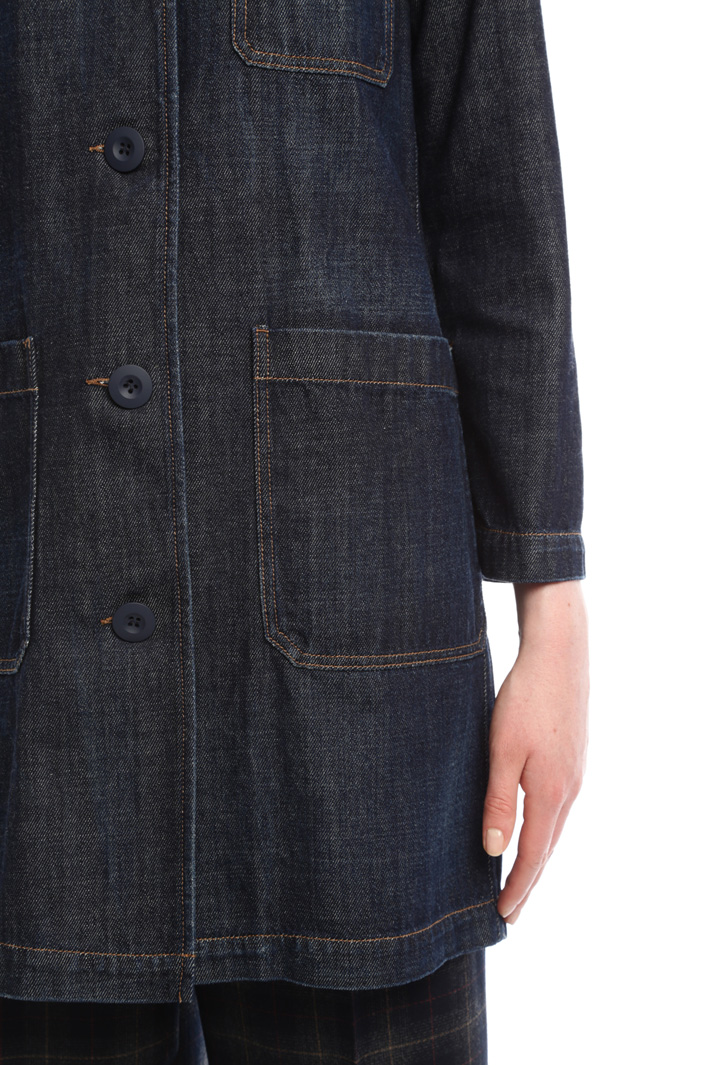 Long denim jacket Intrend Long denim jacket Intrend