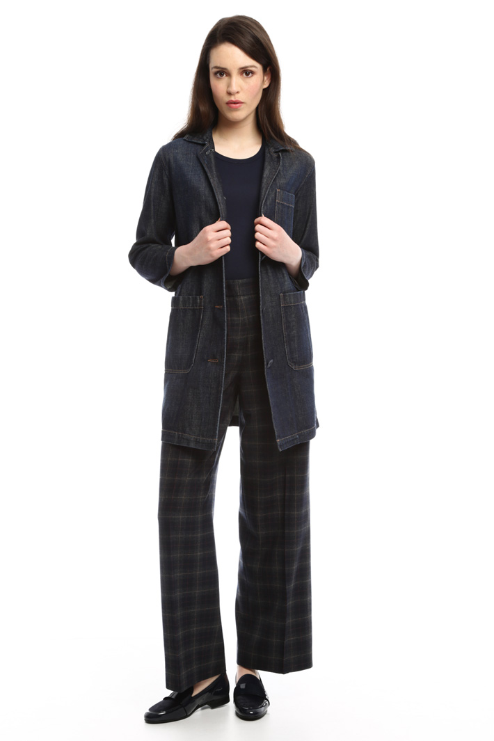 Long denim jacket Intrend Long denim jacket Intrend