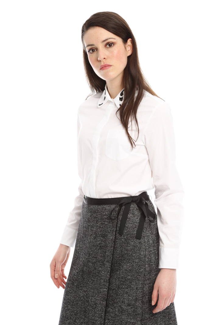 Camicia con colletto ricamato Intrend Camicia con colletto ricamato Intrend