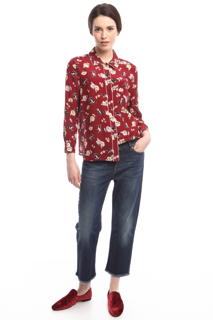Camicia in crepe di seta Intrend Camicia in crepe di seta Intrend