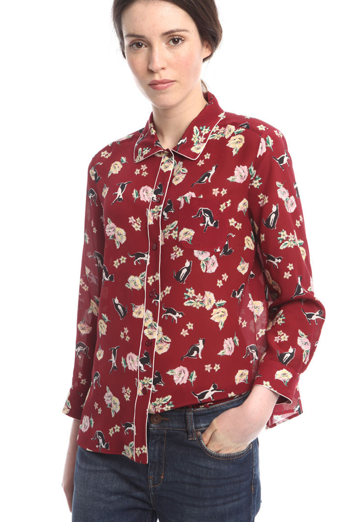 Camicia in crepe di seta Intrend Camicia in crepe di seta Intrend