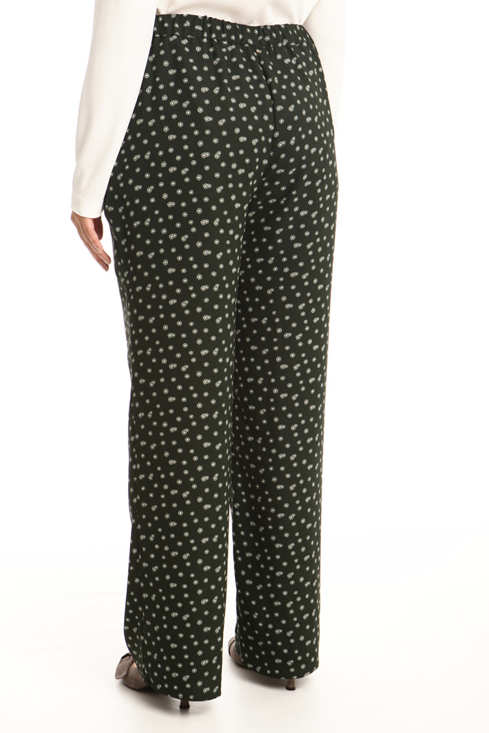 Pantalone palazzo con fantasia Intrend Pantalone palazzo con fantasia Intrend