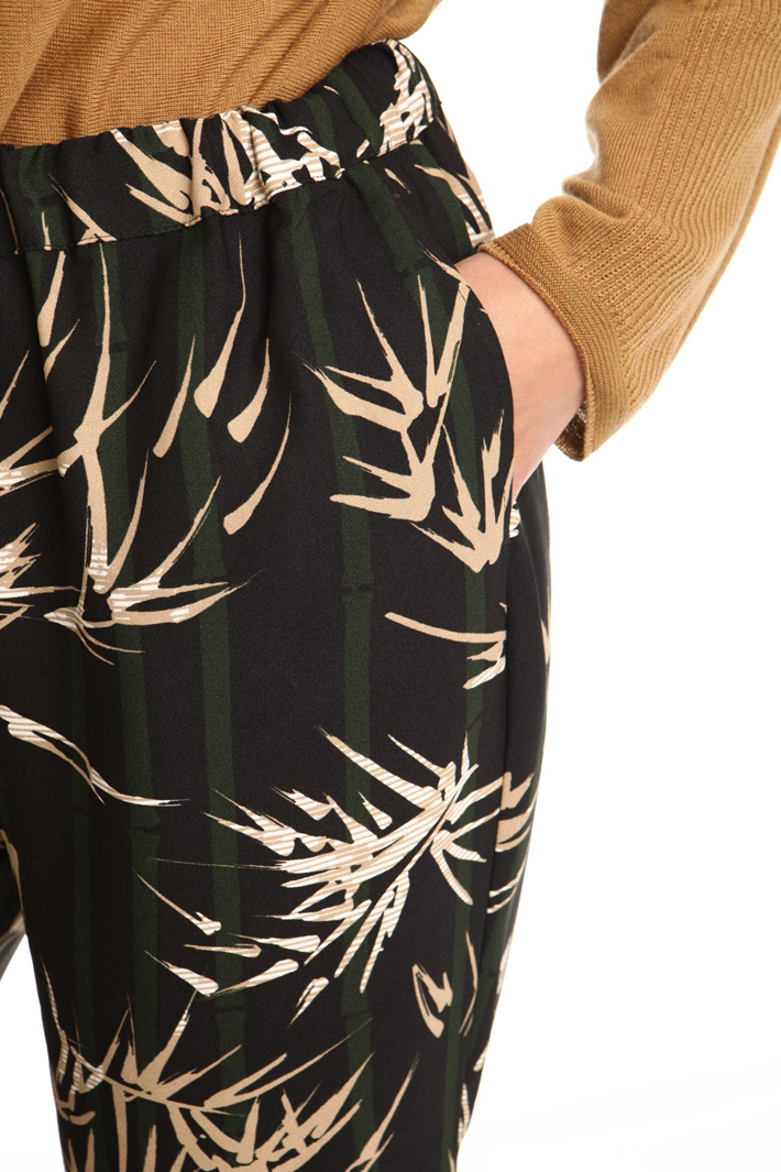 Pantalone palazzo con fantasia Intrend Pantalone palazzo con fantasia Intrend