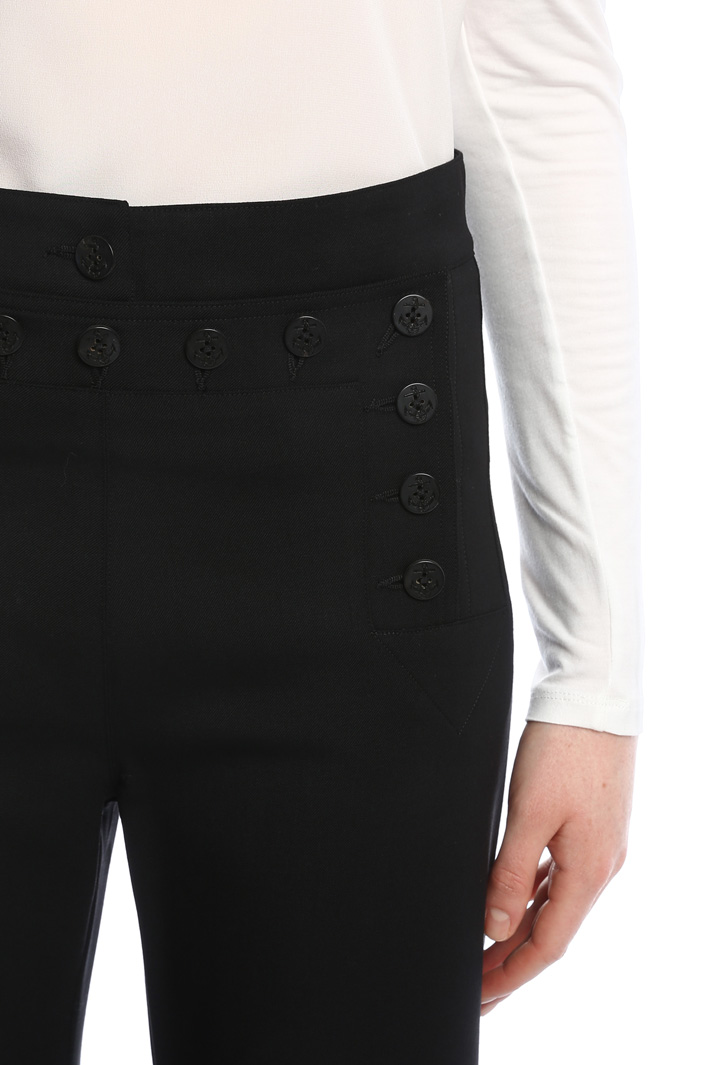 Pantaloni palazzo con bottoni Intrend Pantaloni palazzo con bottoni Intrend