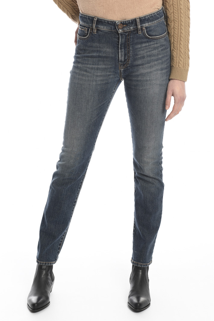 Cotton denim trousers Intrend Cotton denim trousers Intrend