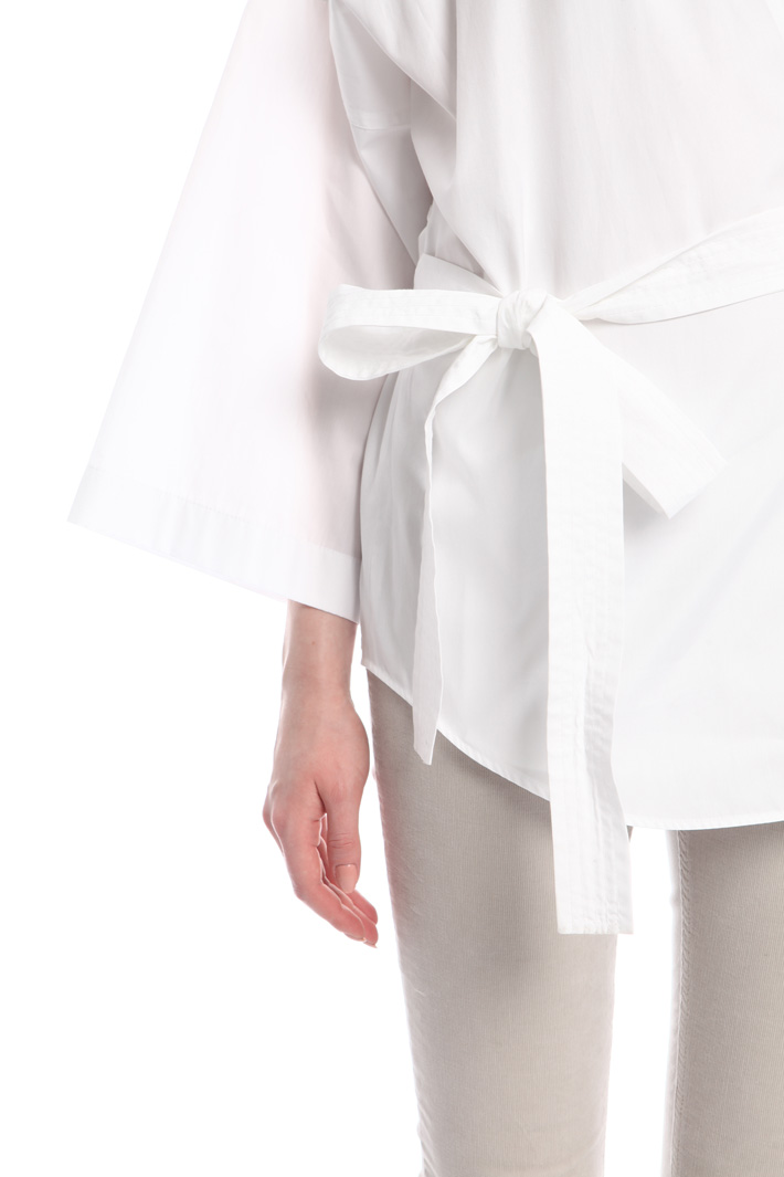 Camicia a kimono in popeline Intrend Camicia a kimono in popeline Intrend