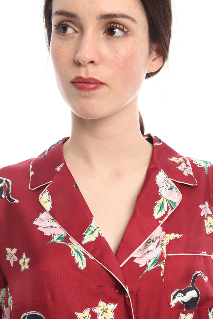 Camicia in twill di seta Intrend Camicia in twill di seta Intrend