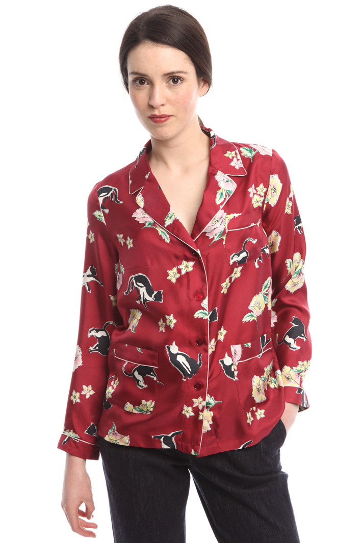 Camicia in twill di seta Intrend Camicia in twill di seta Intrend