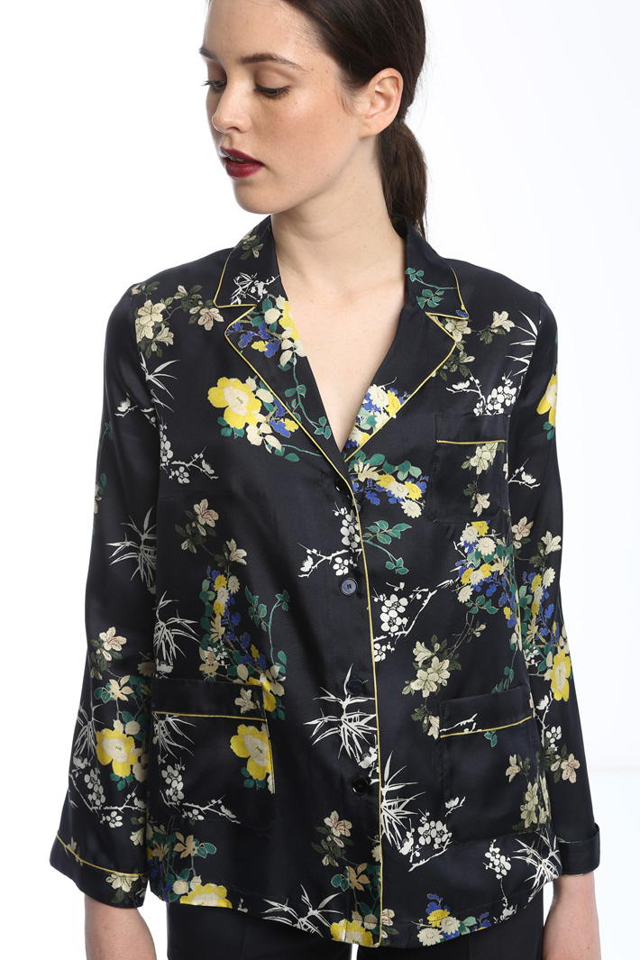 Camicia in twill di seta Intrend Camicia in twill di seta Intrend