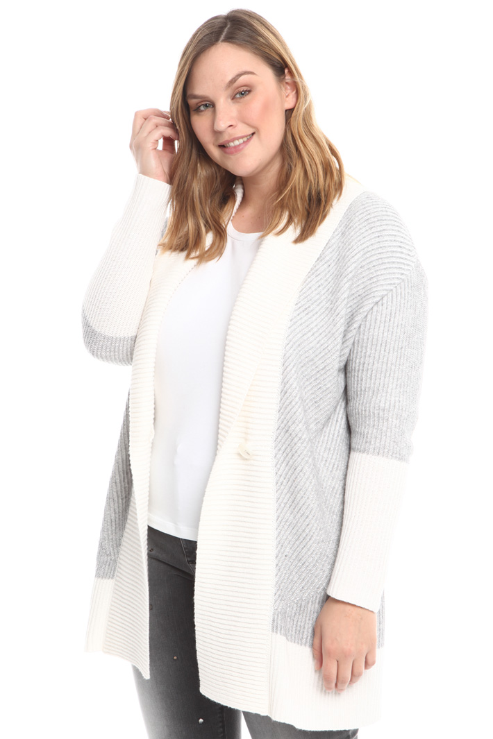 Cardigan lungo a coste Intrend Cardigan lungo a coste Intrend