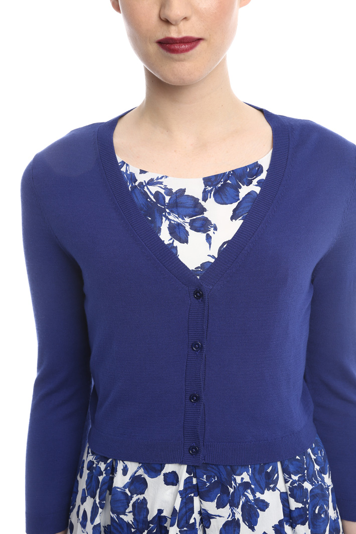 Short viscose cardigan Intrend Short viscose cardigan Intrend