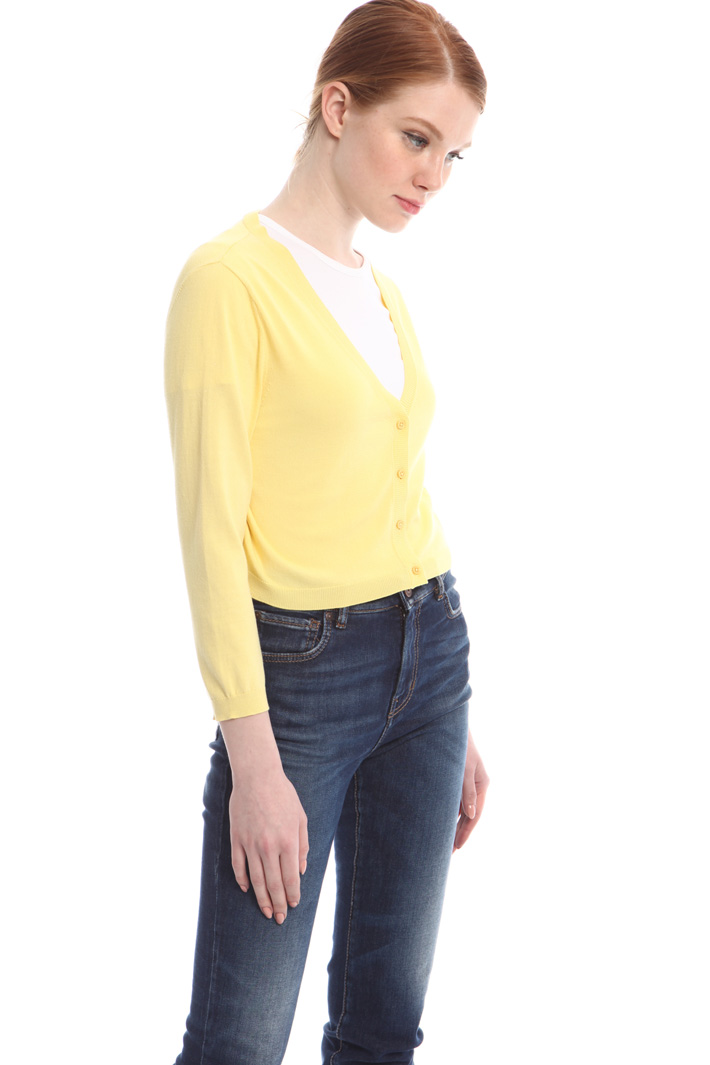 Short viscose cardigan Intrend Short viscose cardigan Intrend