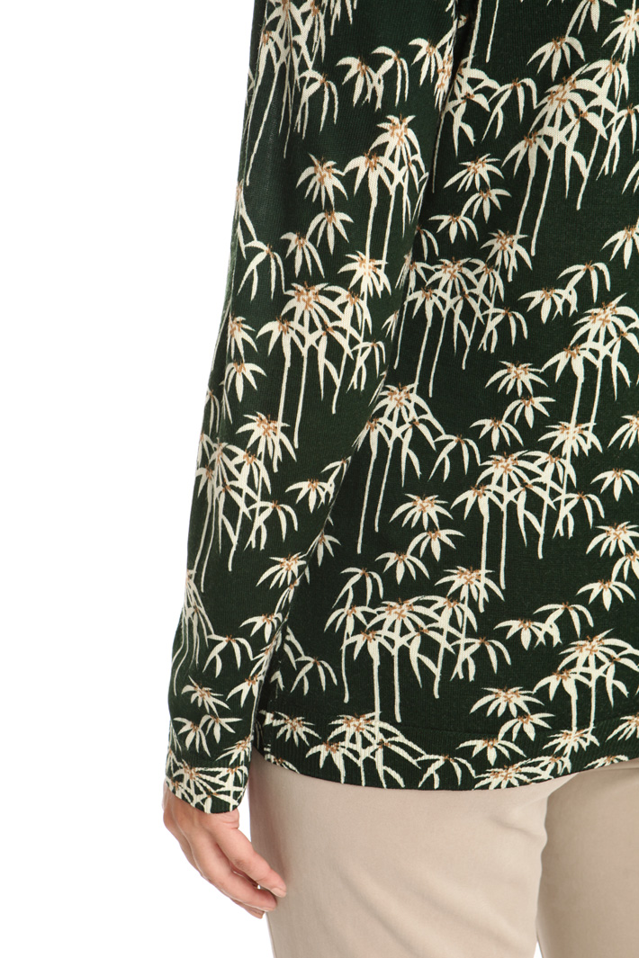 Maglia in pura lana stampata Intrend Maglia in pura lana stampata Intrend
