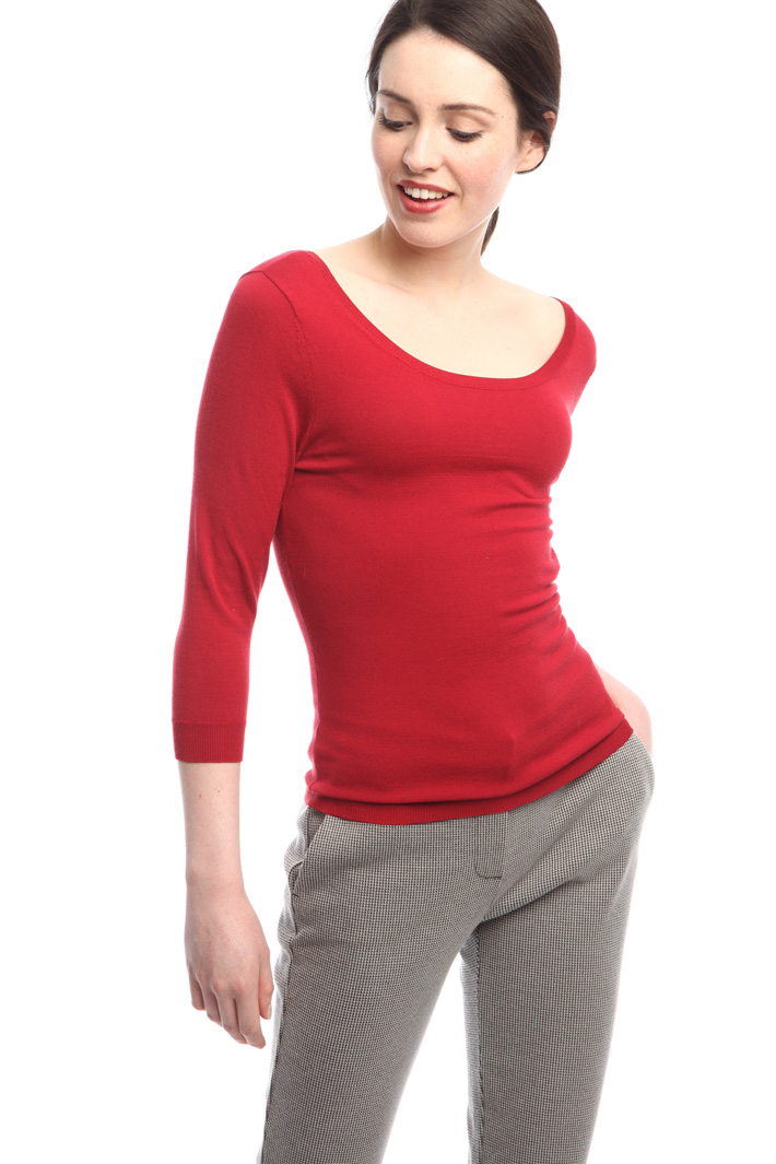 Fitted viscose sweater Intrend Fitted viscose sweater Intrend