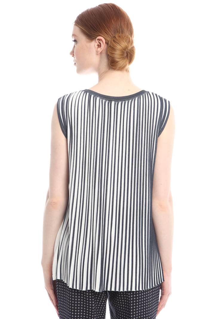 Maglia plissé bicolore Intrend Maglia plissé bicolore Intrend