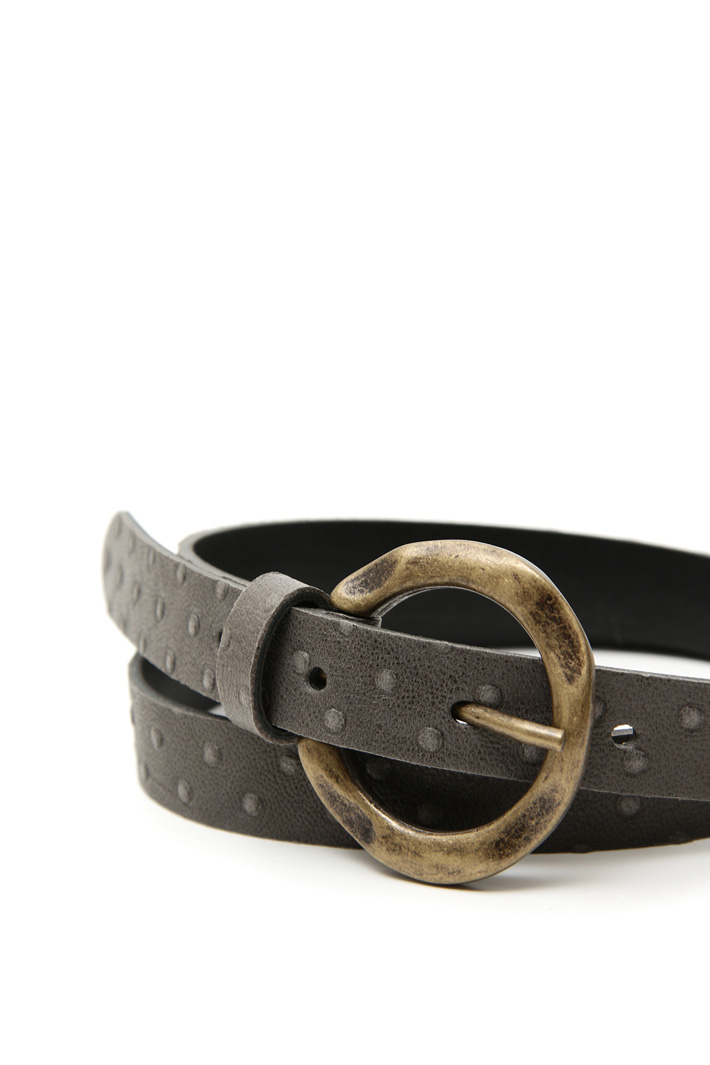 Round buckle belt Intrend Round buckle belt Intrend