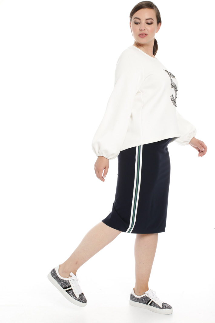 Puff sleeve sweatshirt Intrend Puff sleeve sweatshirt Intrend