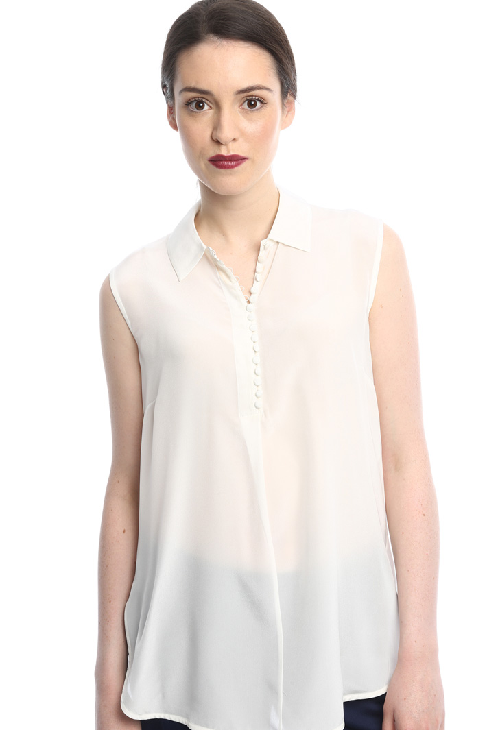 Camicia in seta e jersey Intrend Camicia in seta e jersey Intrend