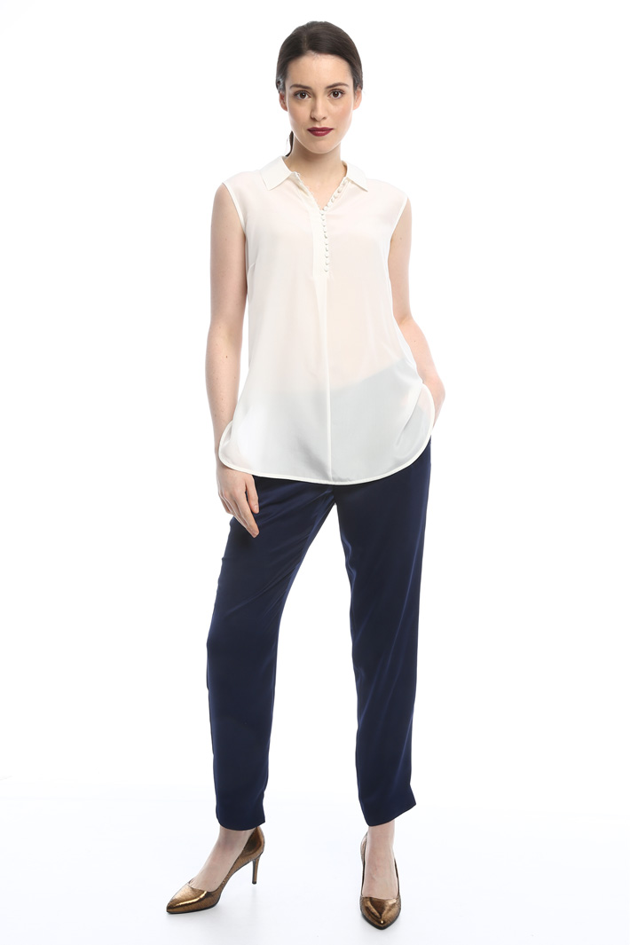 Camicia in seta e jersey Intrend Camicia in seta e jersey Intrend