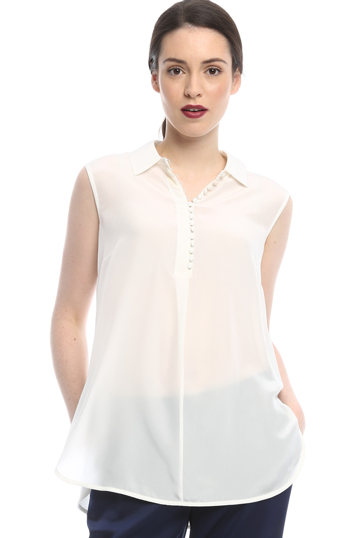 Camicia in seta e jersey Intrend Camicia in seta e jersey Intrend