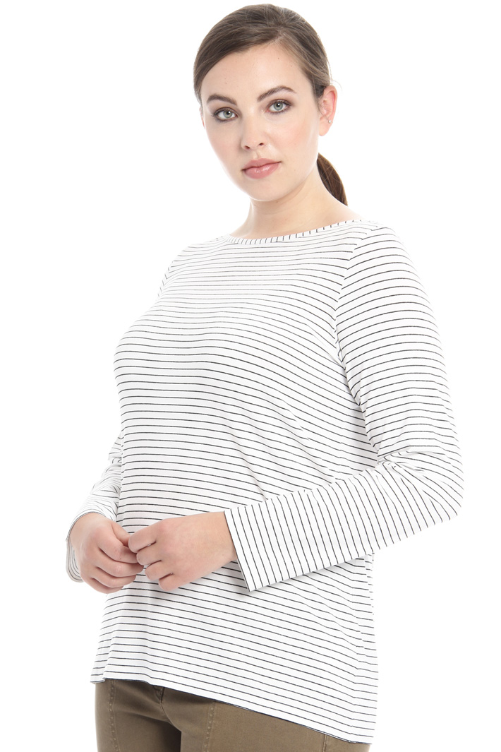 Striped jersey T-shirt Intrend Striped jersey T-shirt Intrend