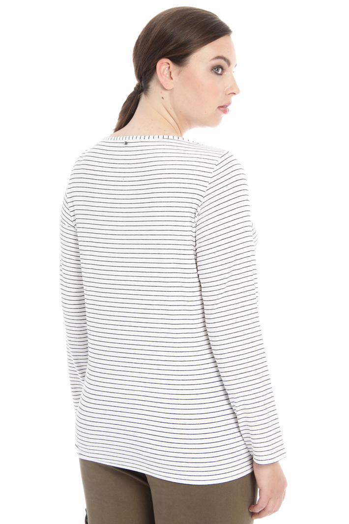 Striped jersey T-shirt Intrend Striped jersey T-shirt Intrend