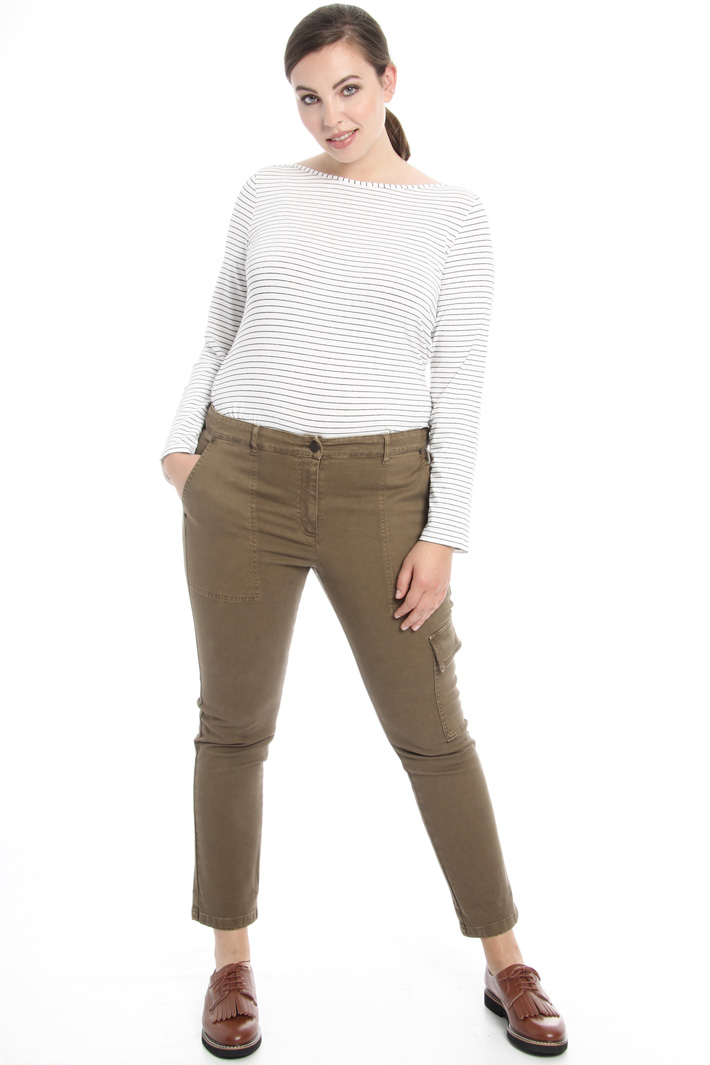 Striped jersey T-shirt Intrend Striped jersey T-shirt Intrend