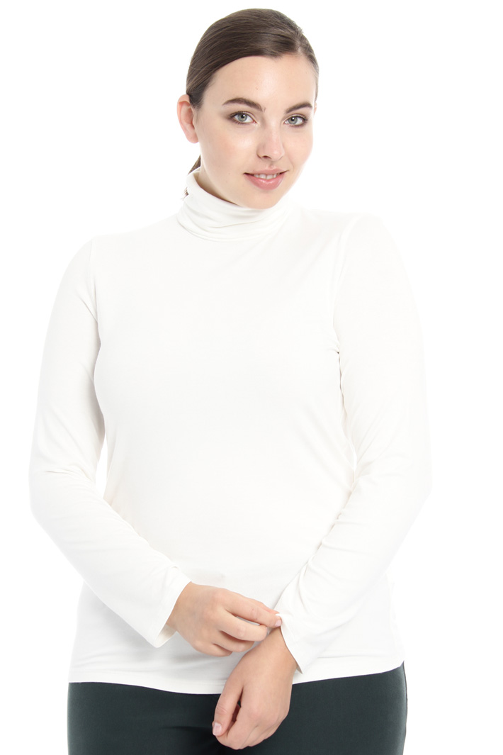 Jersey turtleneck top Intrend Jersey turtleneck top Intrend