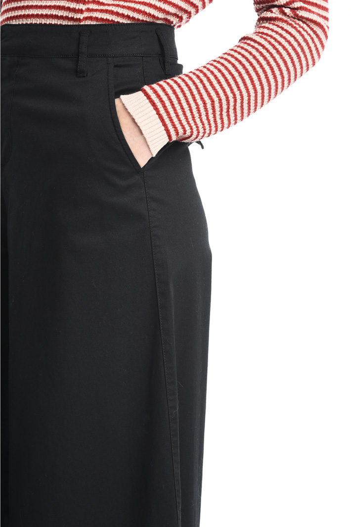 Pantaloni palazzo in cotone Intrend Pantaloni palazzo in cotone Intrend