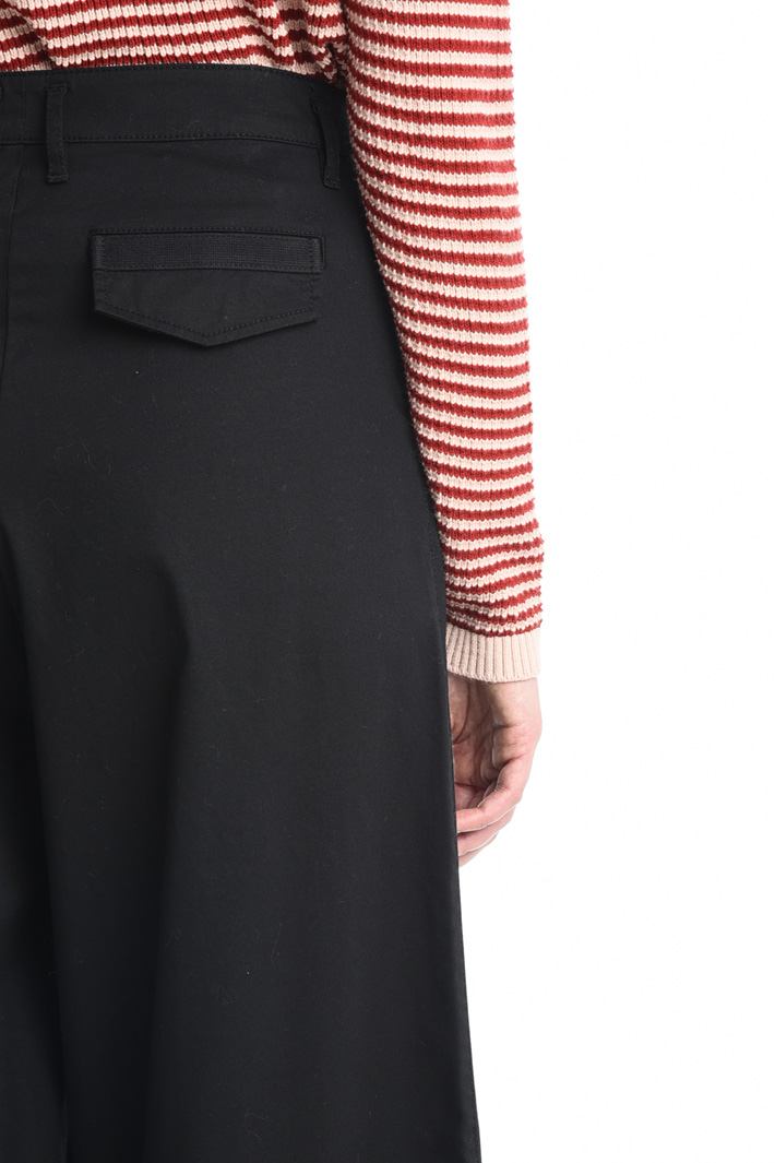 Pantaloni palazzo in cotone Intrend Pantaloni palazzo in cotone Intrend