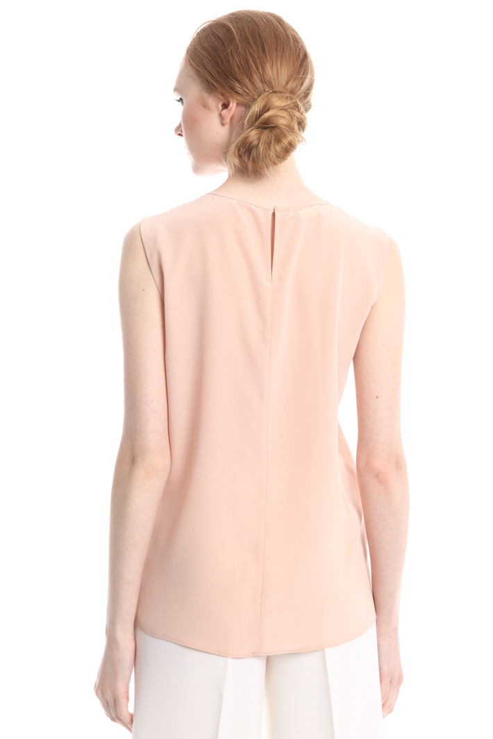 Ruffled blouse with plissé Intrend Ruffled blouse with plissé Intrend