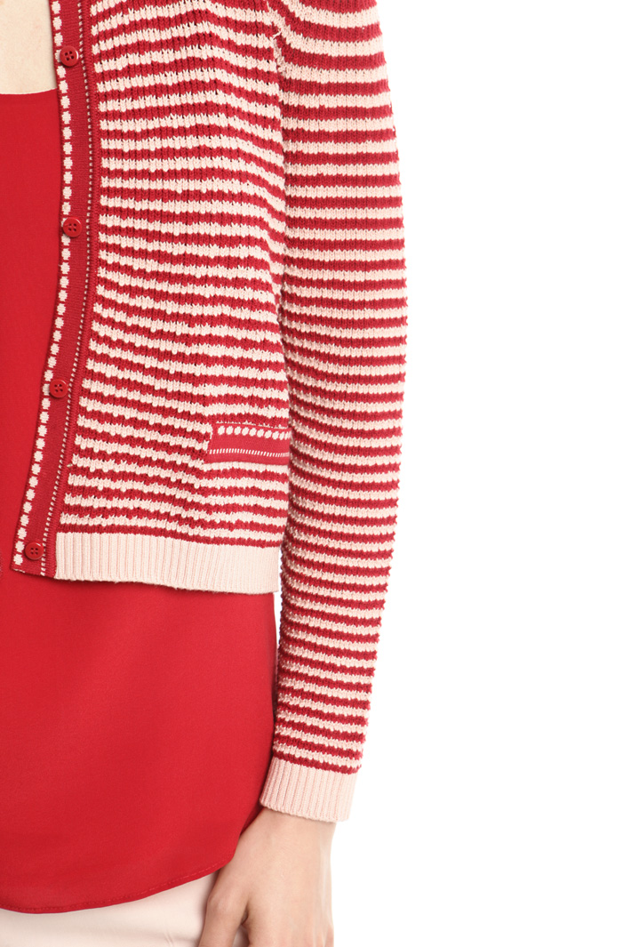 Cardigan girocollo in viscosa Intrend Cardigan girocollo in viscosa Intrend