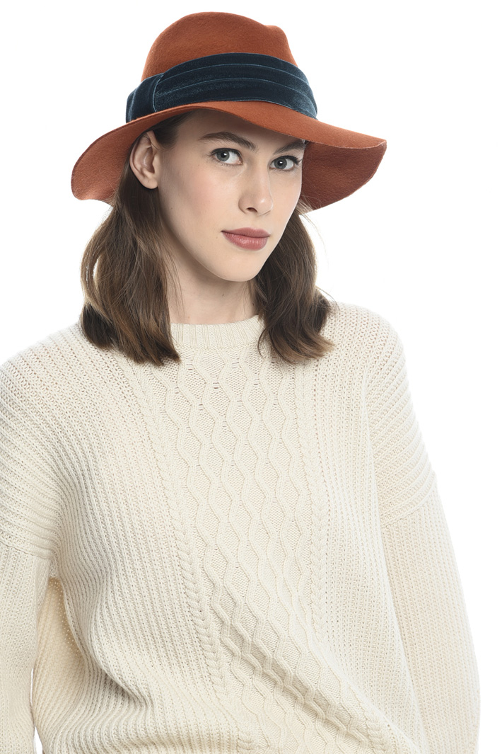Fedora con fascia in ciniglia Intrend Fedora con fascia in ciniglia Intrend