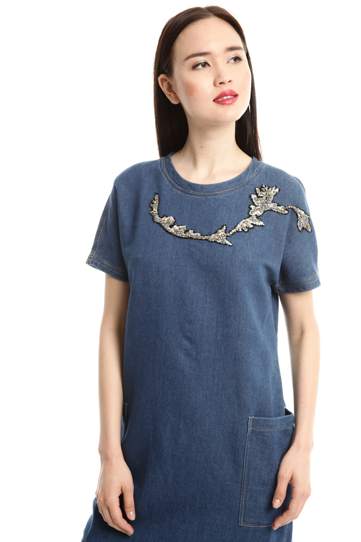 Miniabito effetto denim Intrend Miniabito effetto denim Intrend