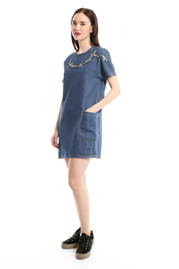 Miniabito effetto denim Intrend Miniabito effetto denim Intrend