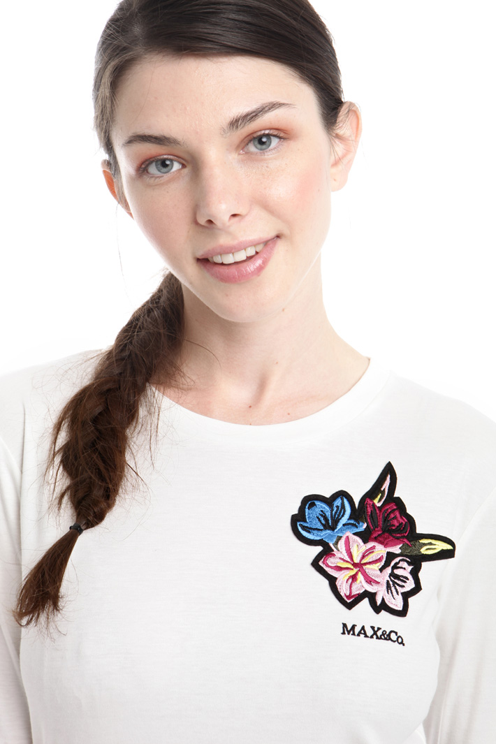 T-shirt in jersey interlock Intrend T-shirt in jersey interlock Intrend