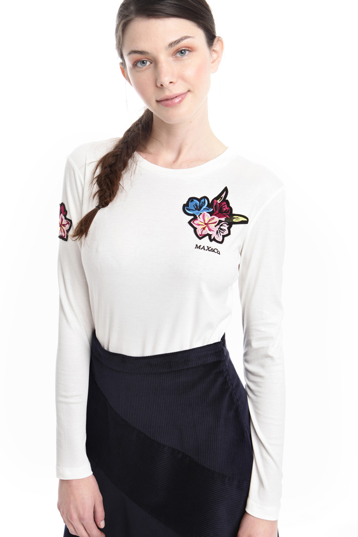 T-shirt in jersey interlock Intrend T-shirt in jersey interlock Intrend