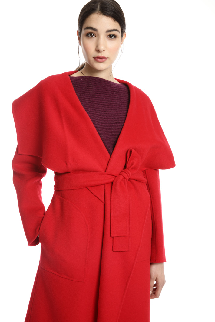 Wide lapel coat Intrend Wide lapel coat Intrend