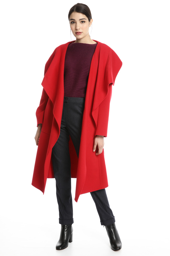 Wide lapel coat Intrend Wide lapel coat Intrend