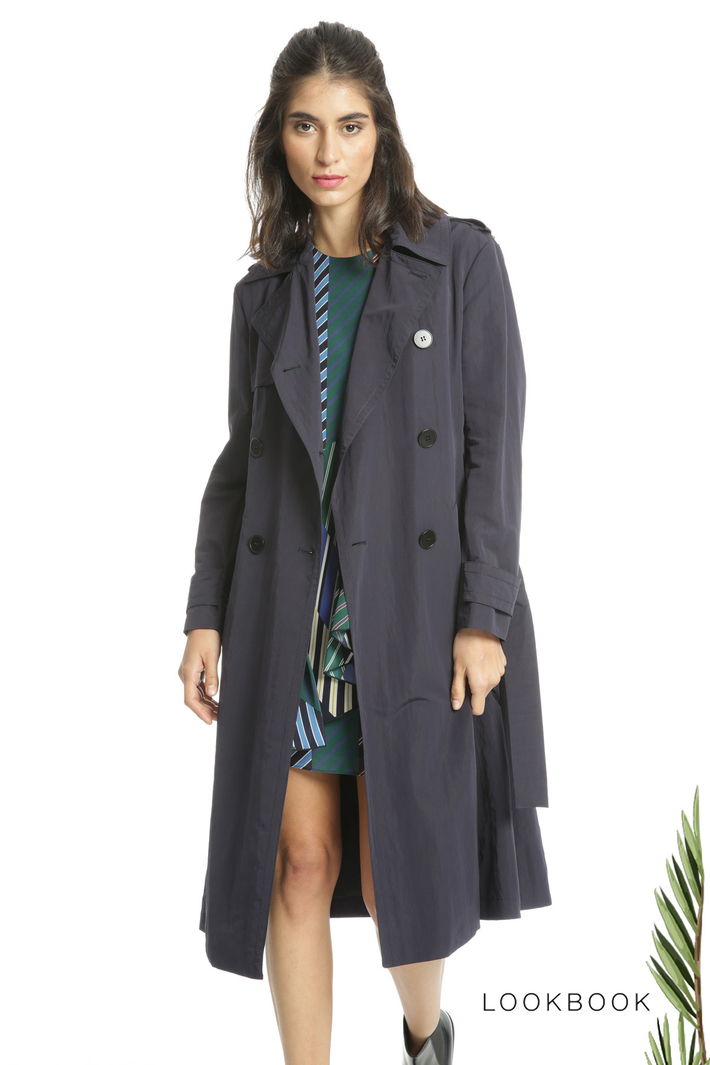 Double-breasted duster coat Intrend Double-breasted duster coat Intrend