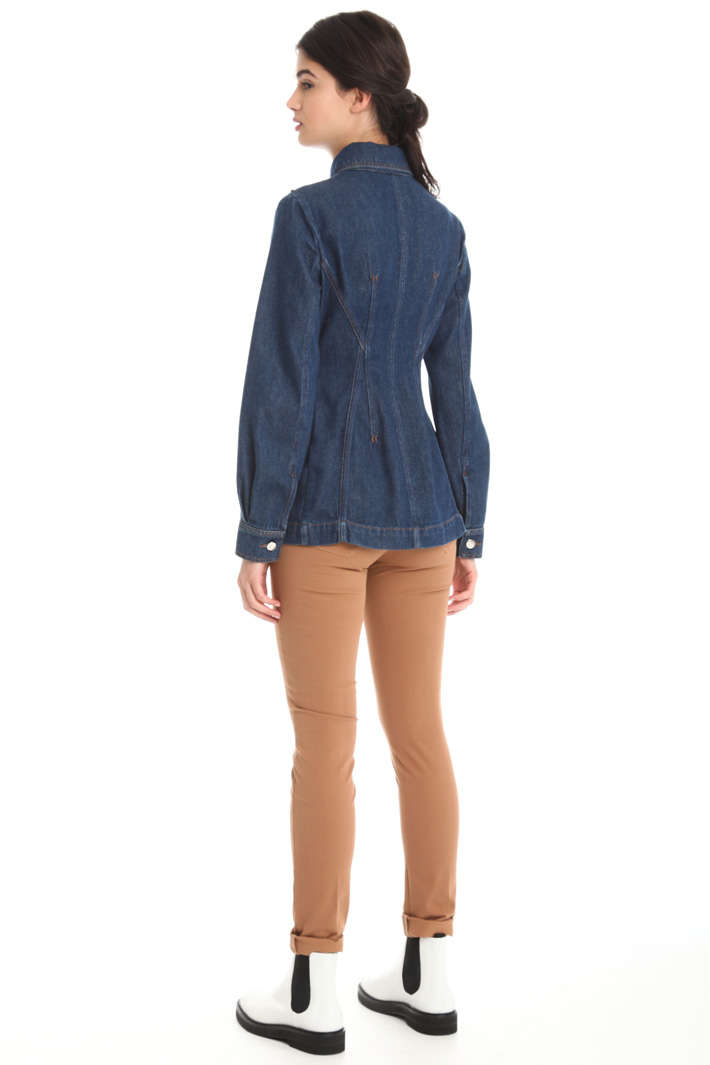 Semi-fitted denim jacket Intrend Semi-fitted denim jacket Intrend