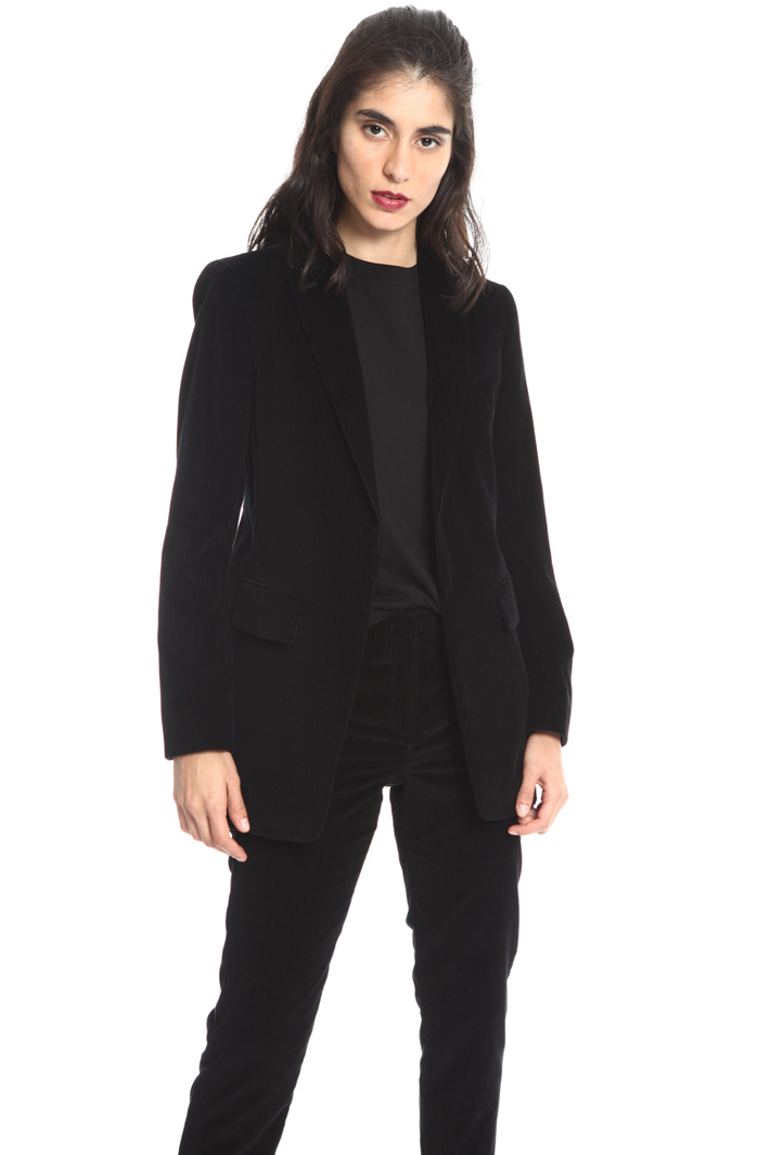 Oversized velvet blazer Intrend Oversized velvet blazer Intrend