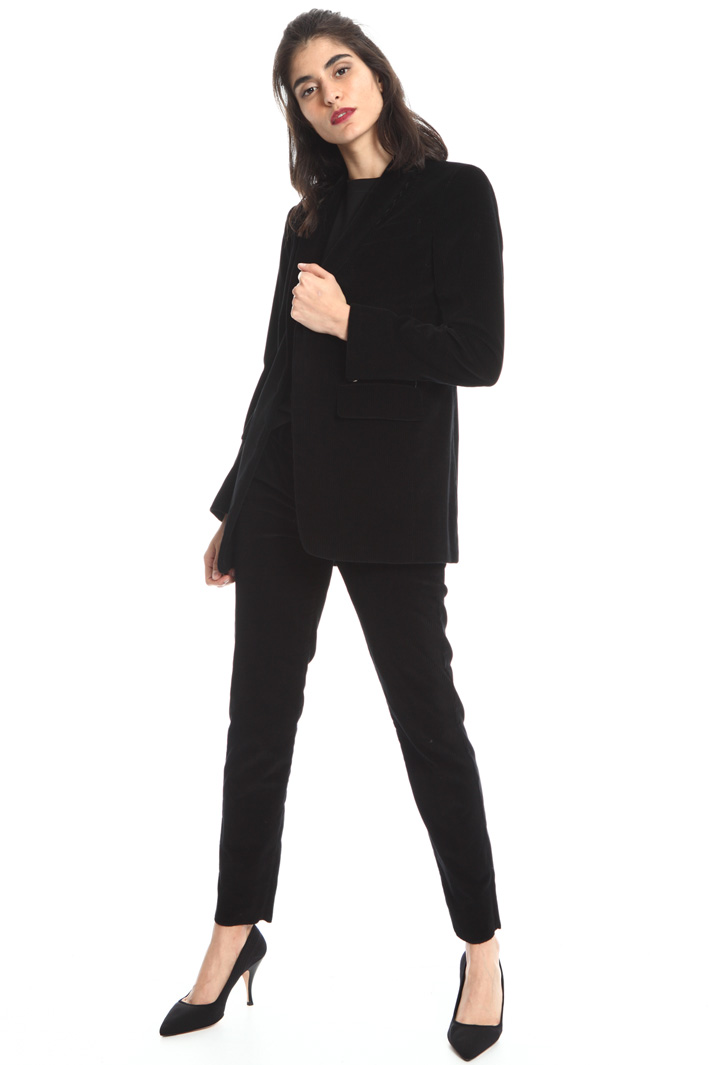 Oversized velvet blazer Intrend Oversized velvet blazer Intrend