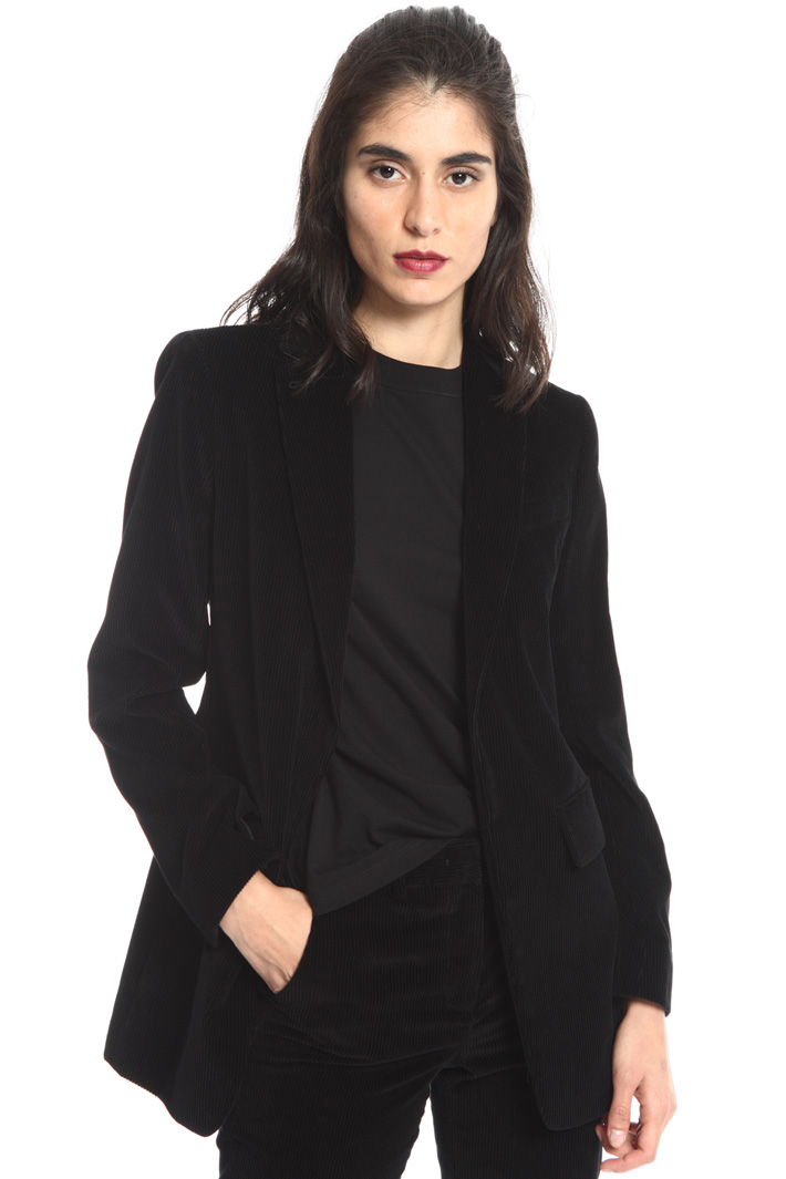Oversized velvet blazer Intrend Oversized velvet blazer Intrend