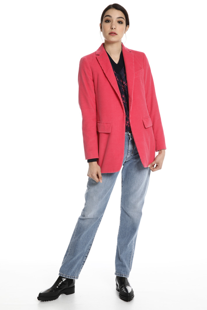 Oversized velvet blazer Intrend Oversized velvet blazer Intrend