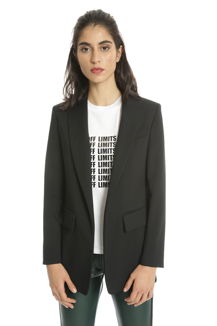 Blazer with contrasting bands Intrend Blazer with contrasting bands Intrend