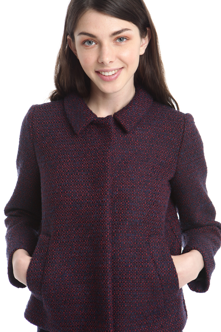 Yarn-dyed short jacket Intrend Yarn-dyed short jacket Intrend