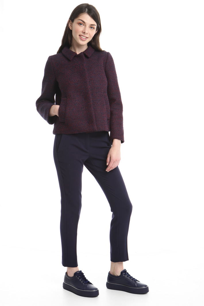Yarn-dyed short jacket Intrend Yarn-dyed short jacket Intrend