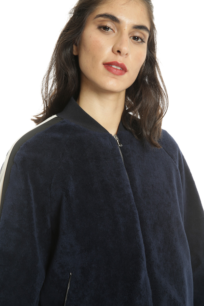 Wool and cotton bomber jacket Intrend Wool and cotton bomber jacket Intrend